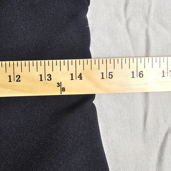 Vintage Obermeyer Black Wool Ski Bibs Size Large PTP 15 Waist 14.5 Length IS 29 - Picture 9 of 11